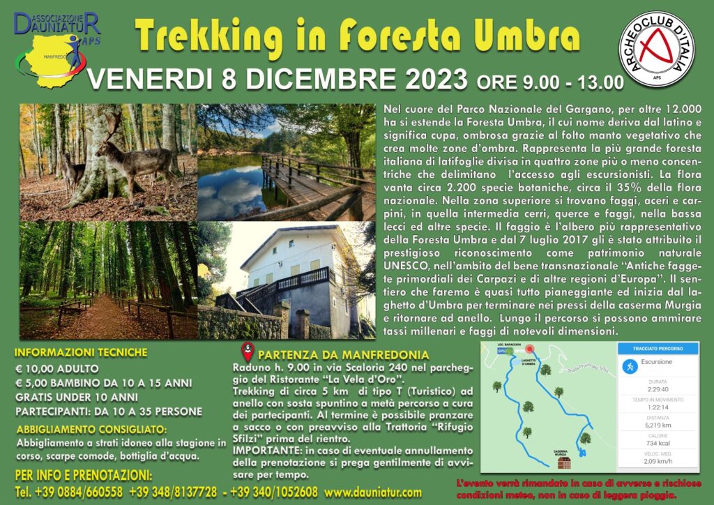 Trekking in Foresta Umbra
Persuasioni d'Autunno